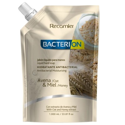 Jabón Liquido Bacterion Avena