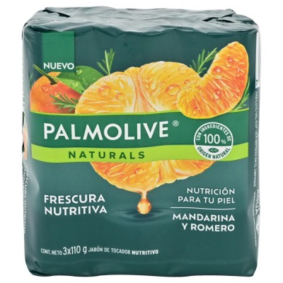 Jabón Palmolive Mandarina y Romero