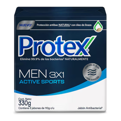 Jabón Protex Men Sport x3