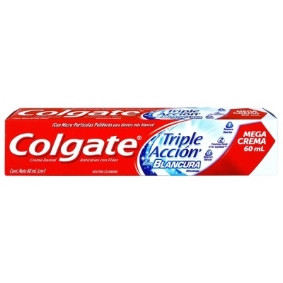 Pasta Dental Colgate Triple Acción Extra Blancura