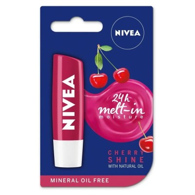 Bálsamo Labial Nivea Cereza