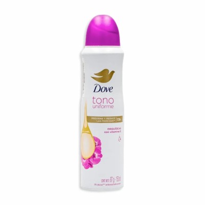 Desodorante Dove Tono Uniforme Orquídeas Spray