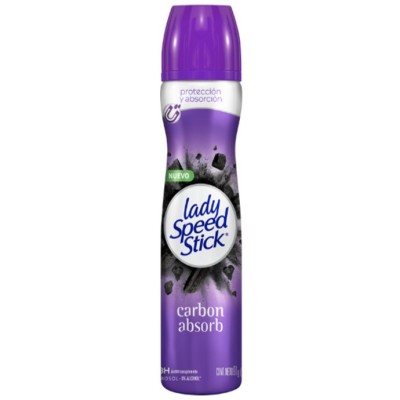 Desodorante Lady Speed Stick Carbón Spray