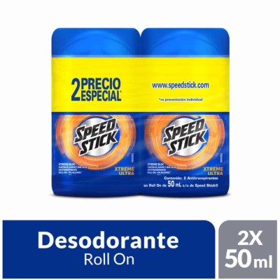 Desodorante Speed Stick Xtreme Roll On x2